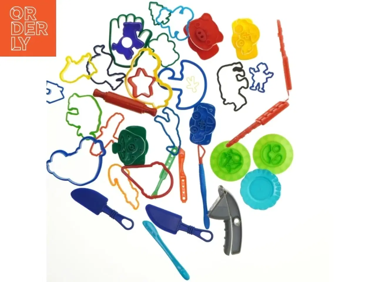 Billede 2 - Legesæt til moddelervoks af plastisk skæreværktøjer fra My Dough (str. 36 styk)
