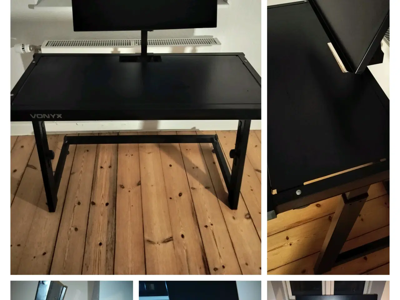 Billede 3 - DJ mixer og bord og højtaler med stativ m.m