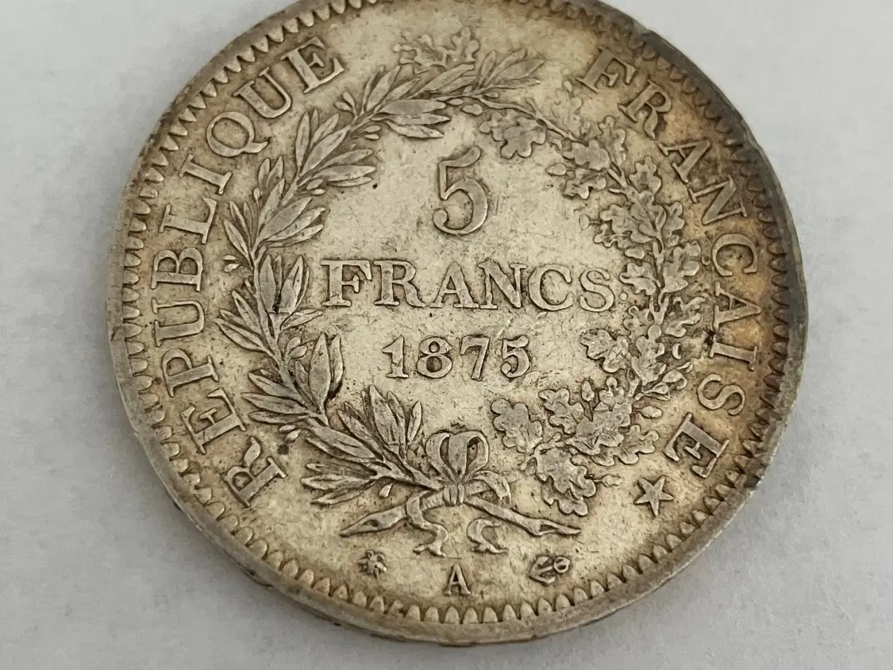 Billede 1 - 5 Francs France 1875 A