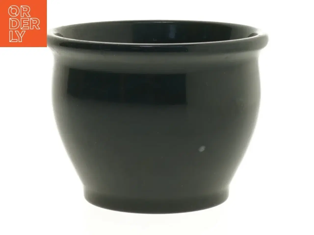 Billede 1 - Sort kuglevase (str. 13 cm)