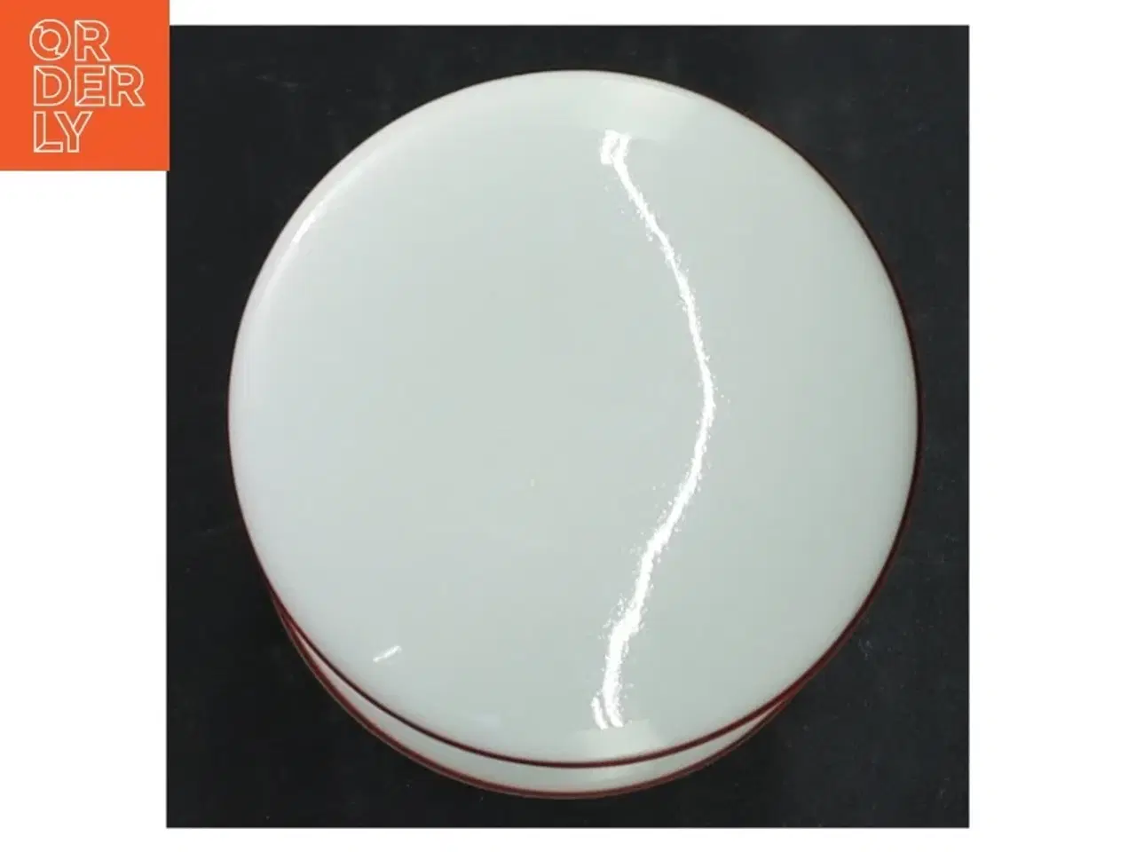 Billede 2 - Hvid krydderigkrukke med låg fra B&G (str. Ø 6,5x11,5 cm)
