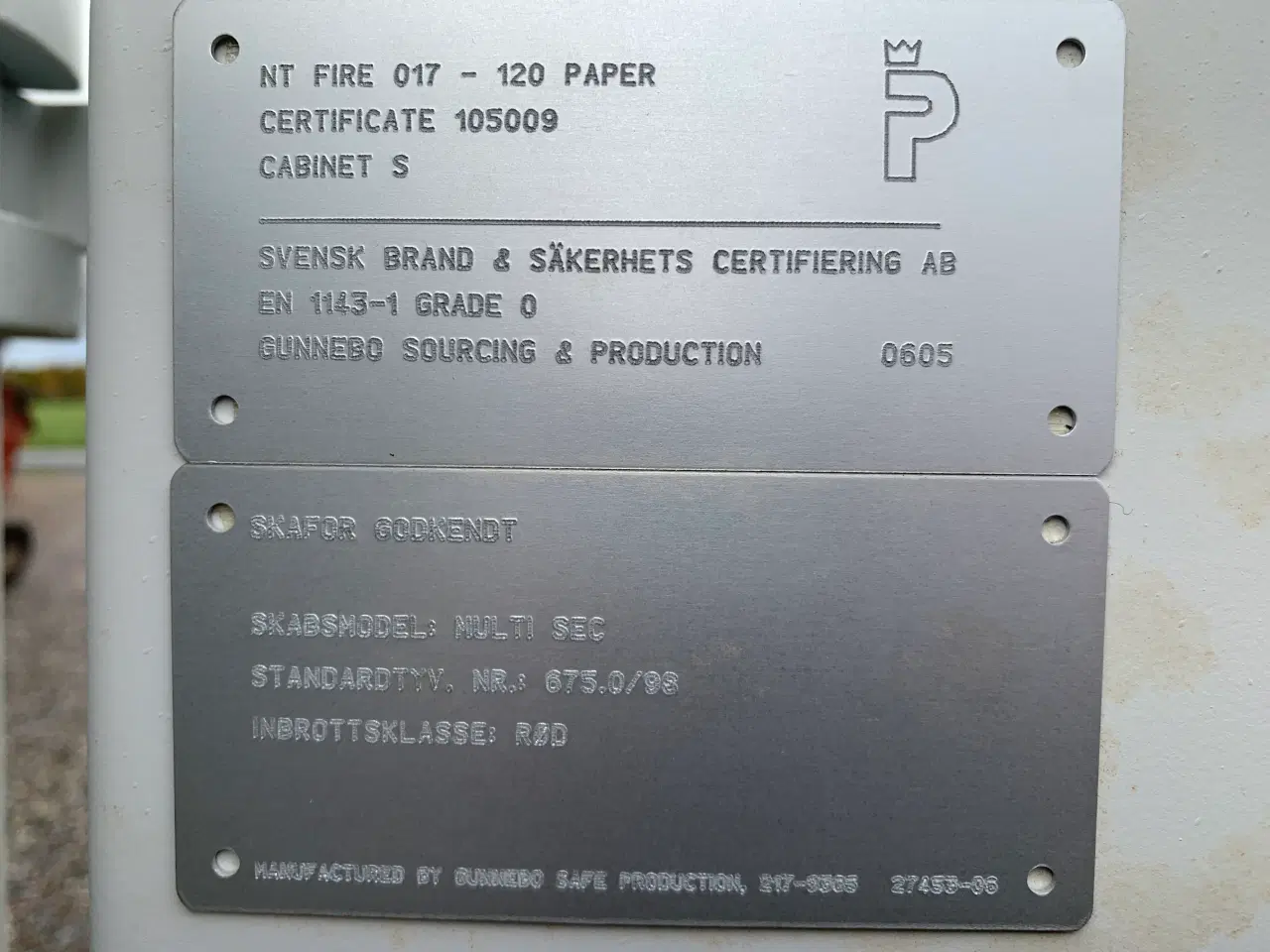 Billede 4 - Brandsikkert pengeskab, meget tungt