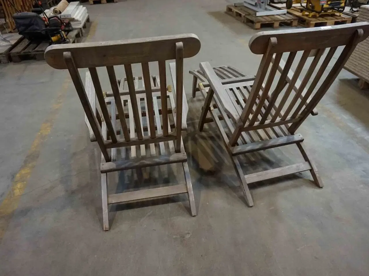 Billede 4 - 2 stk Gandia dækstole i teak (MOMSFRI)