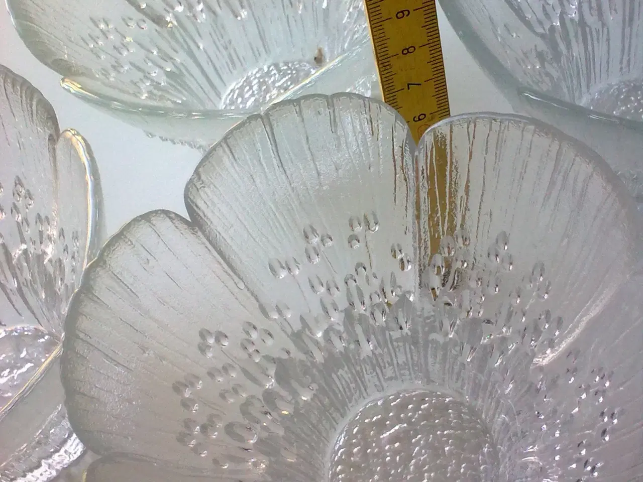 Billede 1 - Dessert skåle FINSK is skulpturelle blomster