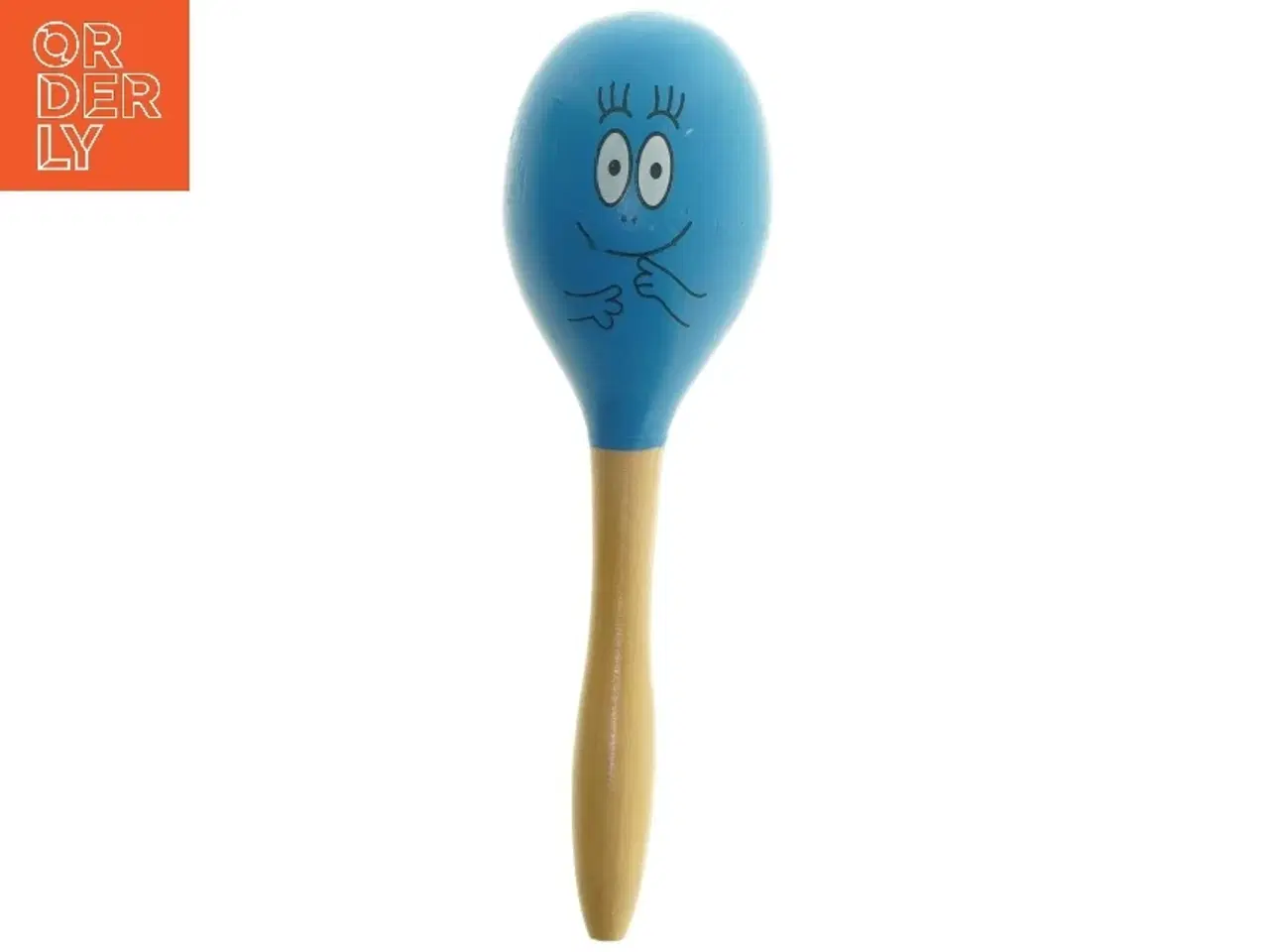 Billede 1 - Blå maracas til børn fra Barbapapa (str. 20 cm)