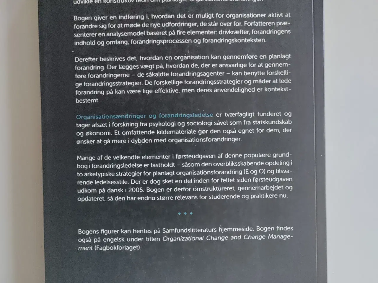 Billede 2 - Organisationsændringer og forandringsled.