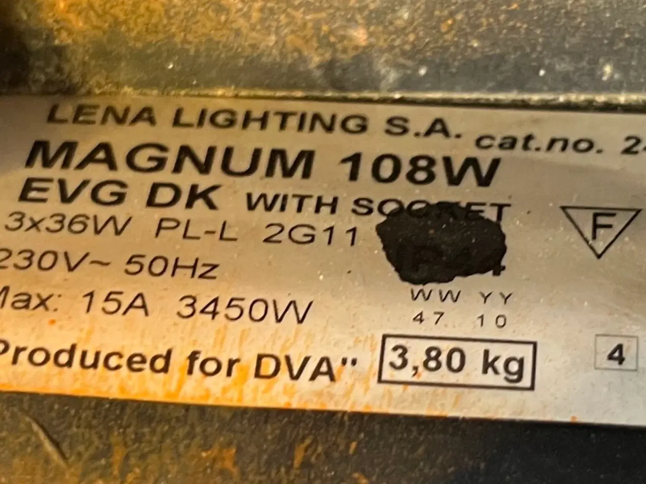 Billede 8 - Kraftig arbejds lampe på stativ.