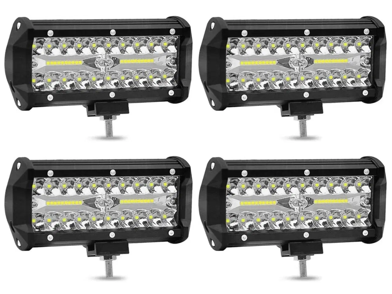 Billede 1 - 4 stk. 120 watt LED lygter til bil eller maskine.