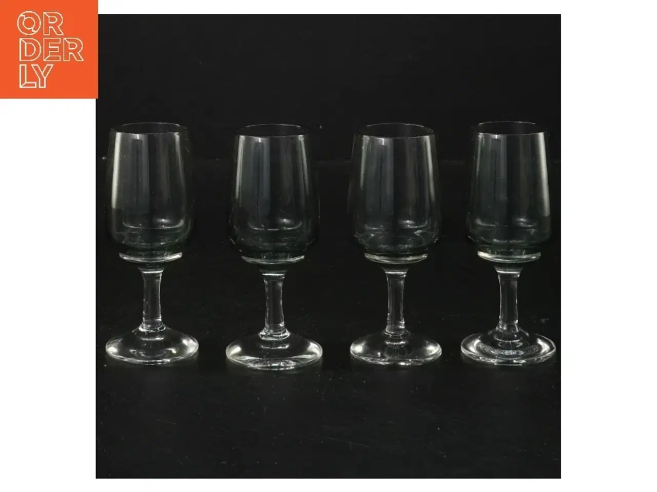 Billede 1 - Holmegaard Atlantic stort snapeseglas (4 stk. 9 cm)
