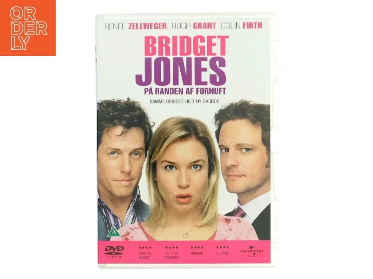 Billede 1 - Bridget Jones - På randen af fornuft (DVD) med Renée Zellweger (DVD)