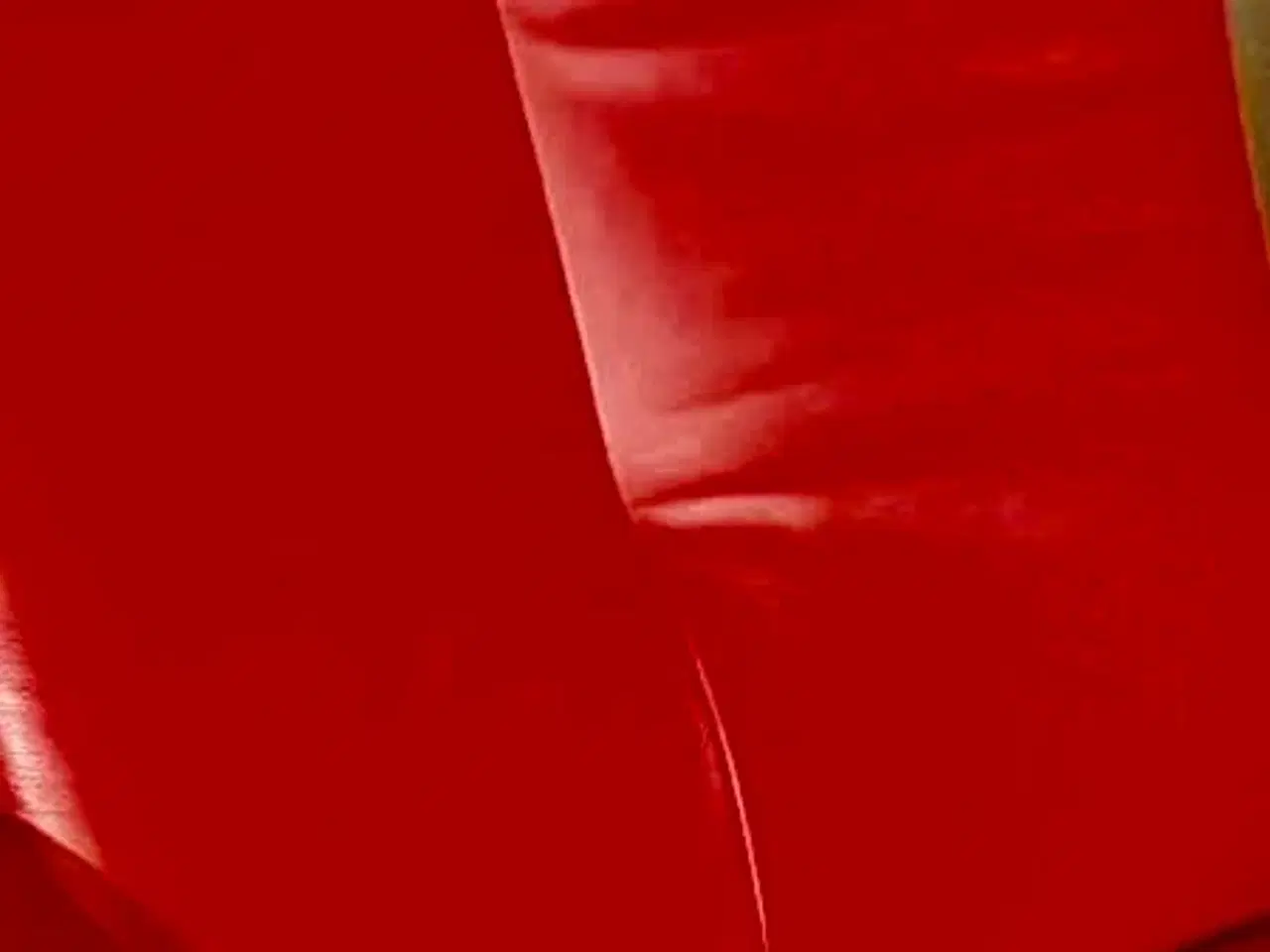 Billede 5 - Fingertappet Egetræsstel - Rødt læder