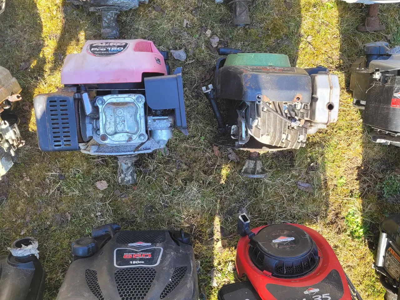 Billede 4 - 14 plæneklipper motorer plus aksler