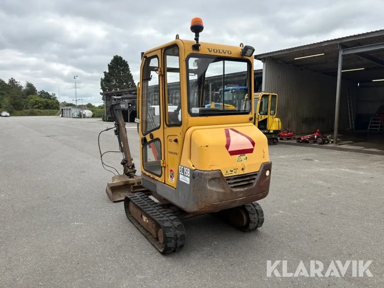 Billede 4 - Minigraver Volvo EC15B XT