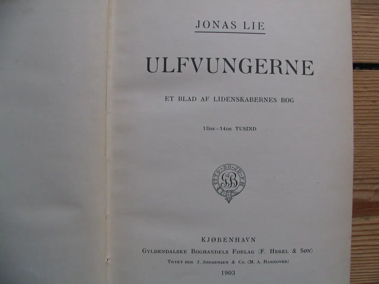 Billede 3 - Jonas Lie. Ulfungerne, fra 1903