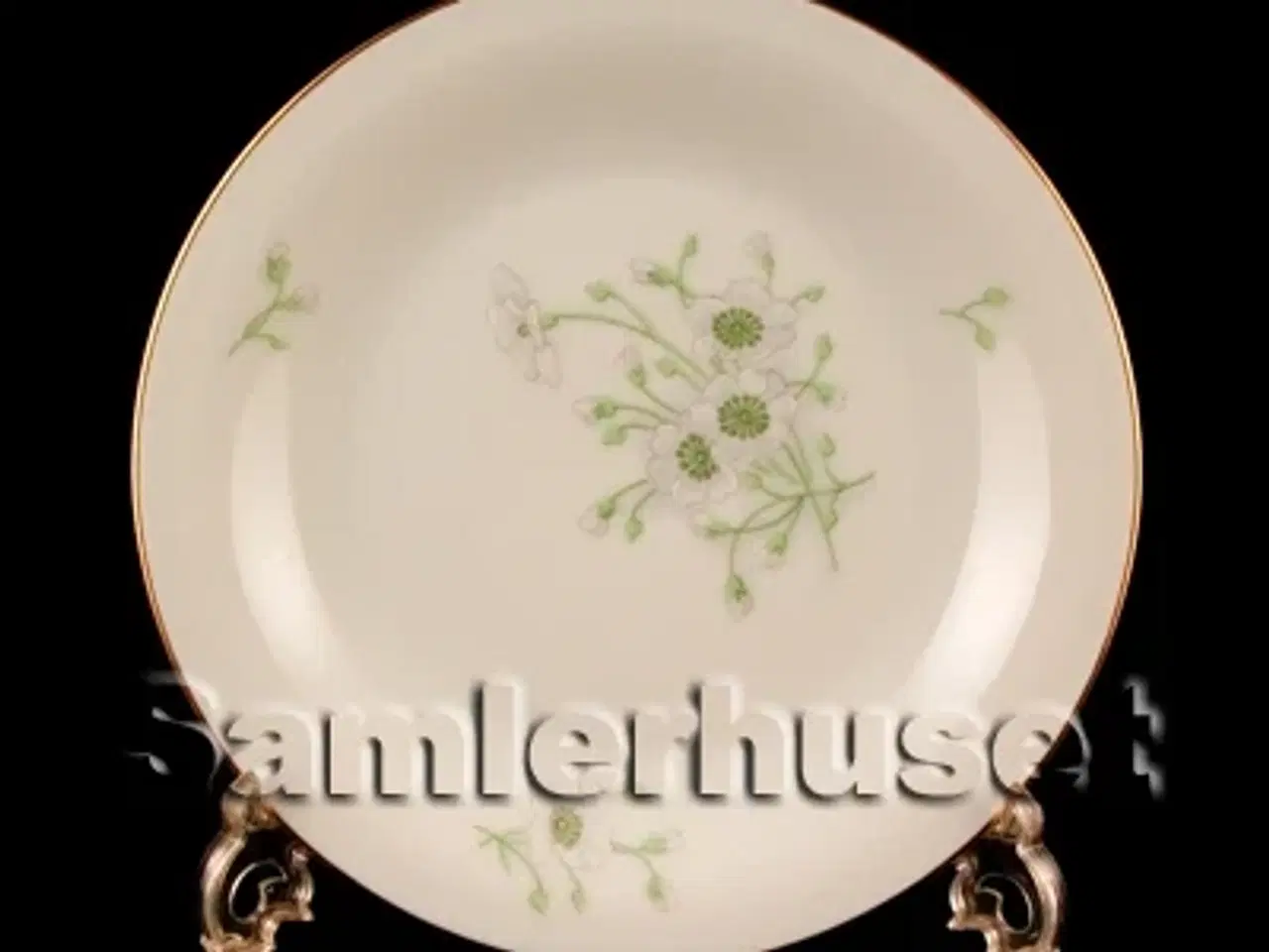 Billede 1 - Brudeslør Tallerken Flad 21½ cm.