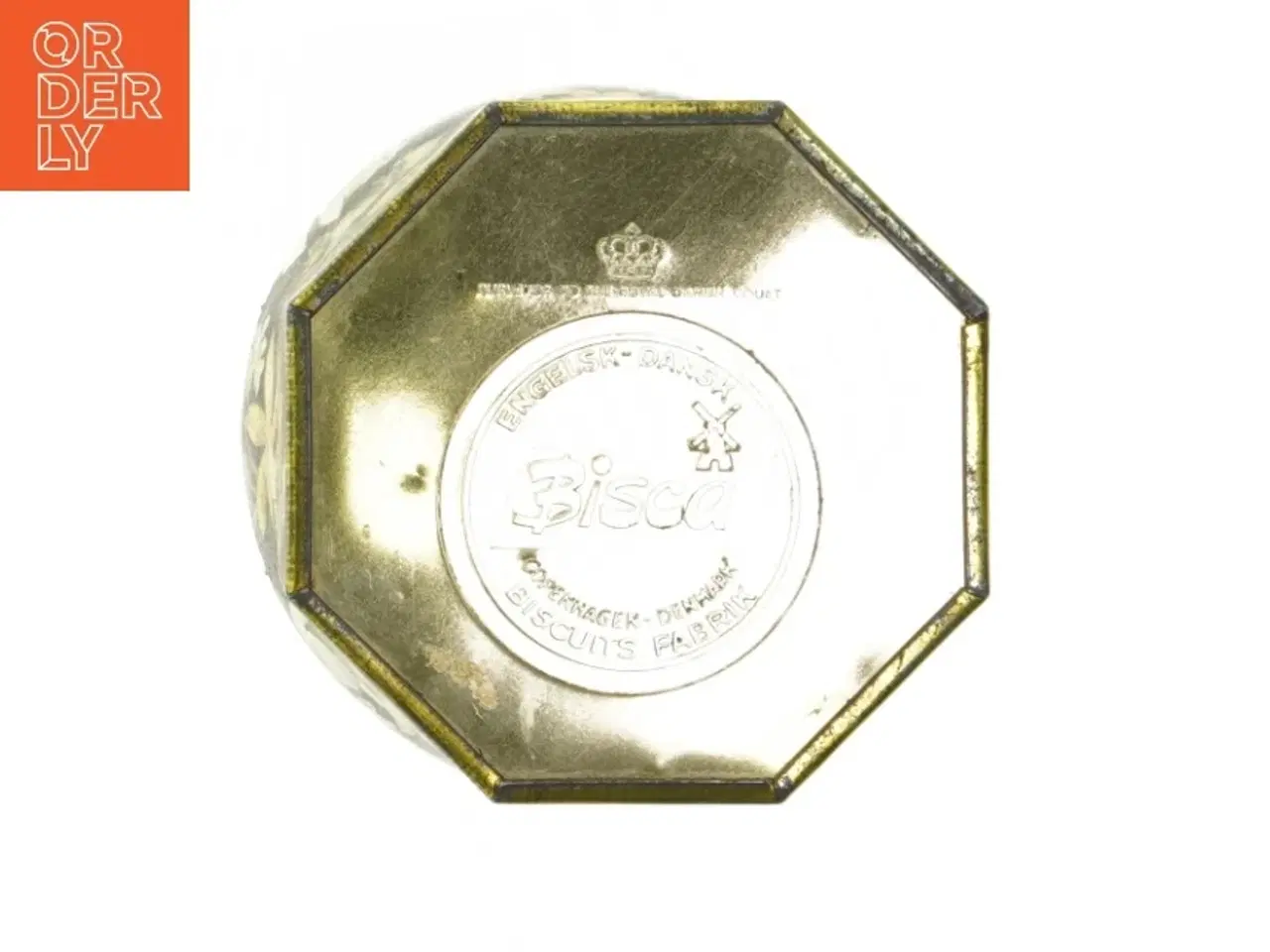 Billede 5 - Dekoreret dåse med låg fra Bisca (str. 13x12 cm)