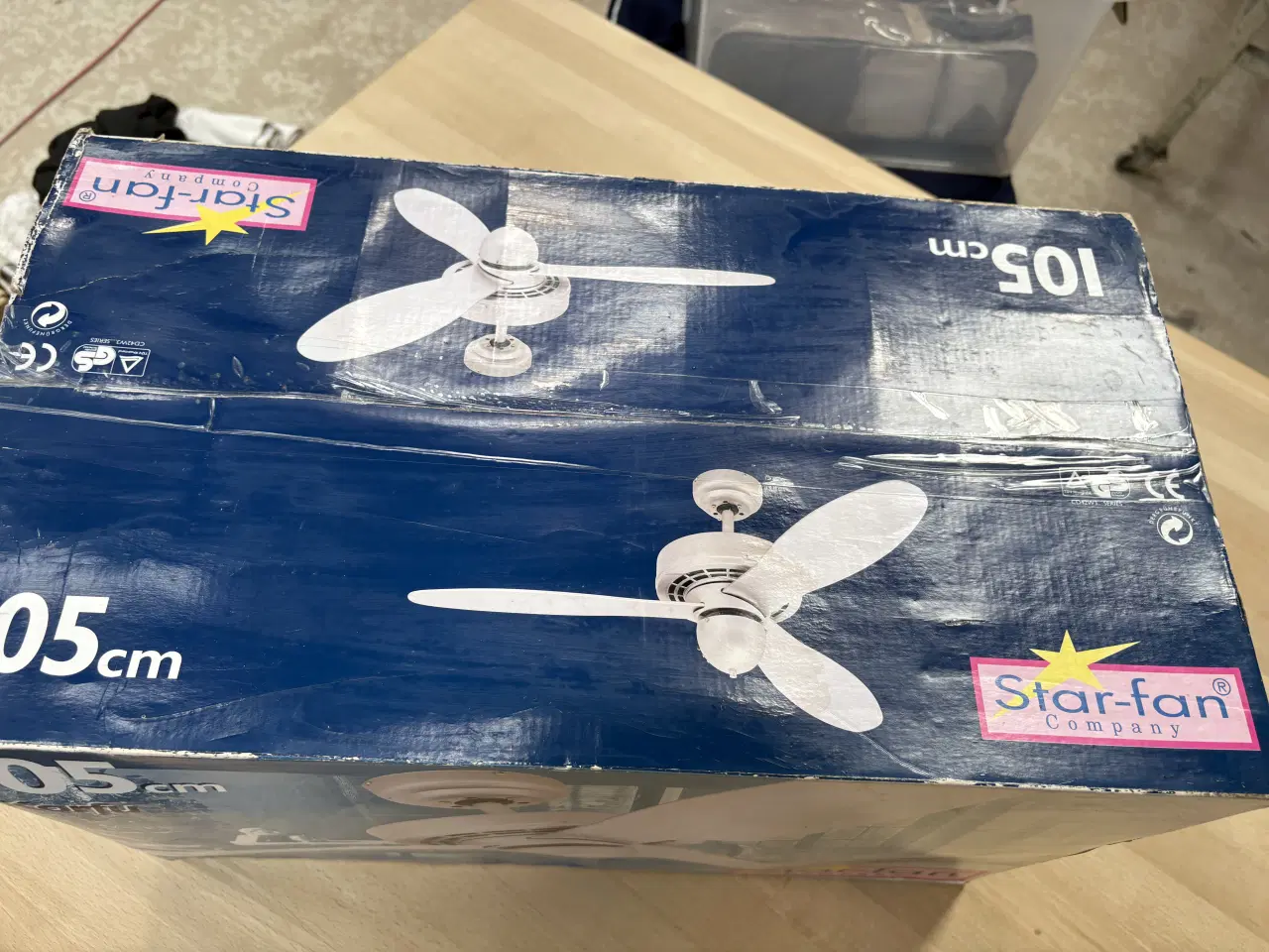 Billede 2 - Star-fan loftventilator m. lys – 105 cm