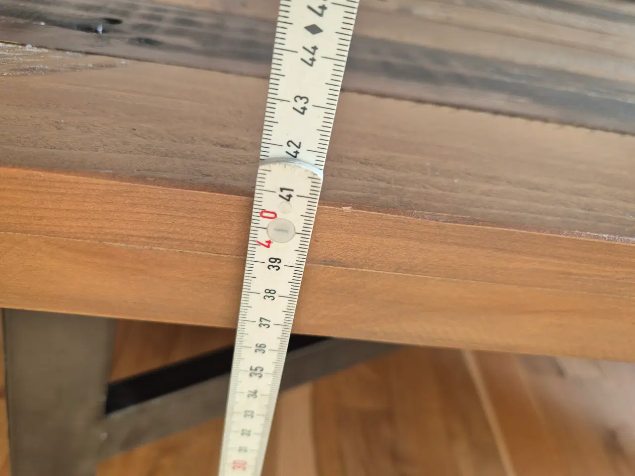Billede 12 - Sofabord med træ planke udseende 