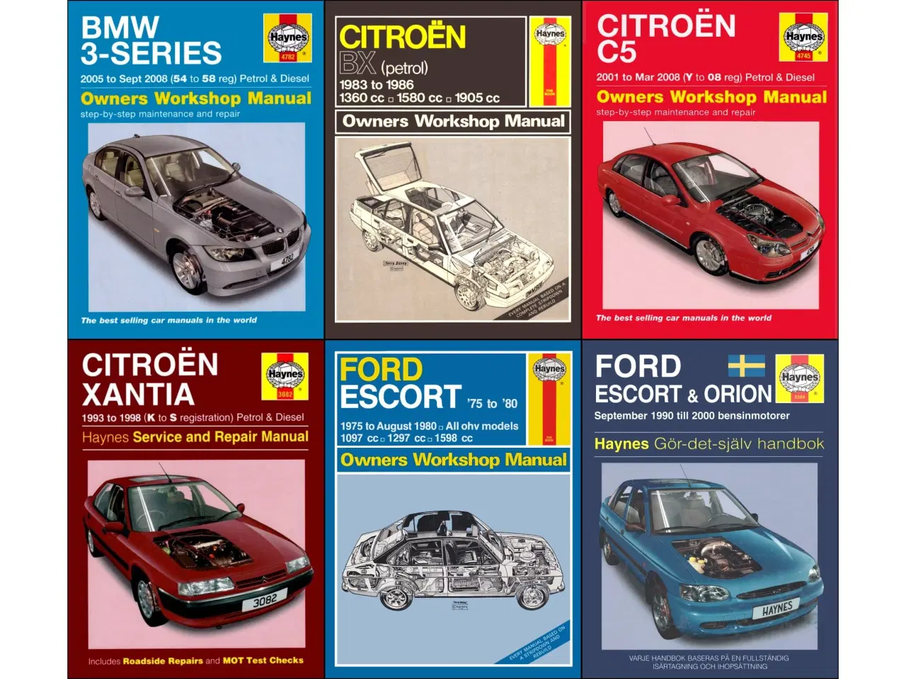Billede 2 - Haynes - 69 Haynes Værkstedshåndbøger - 75 kr./bog