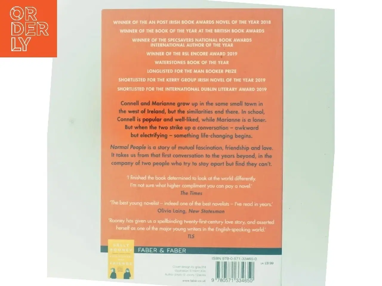 Billede 3 - Normal people af Sally Rooney (Bog)