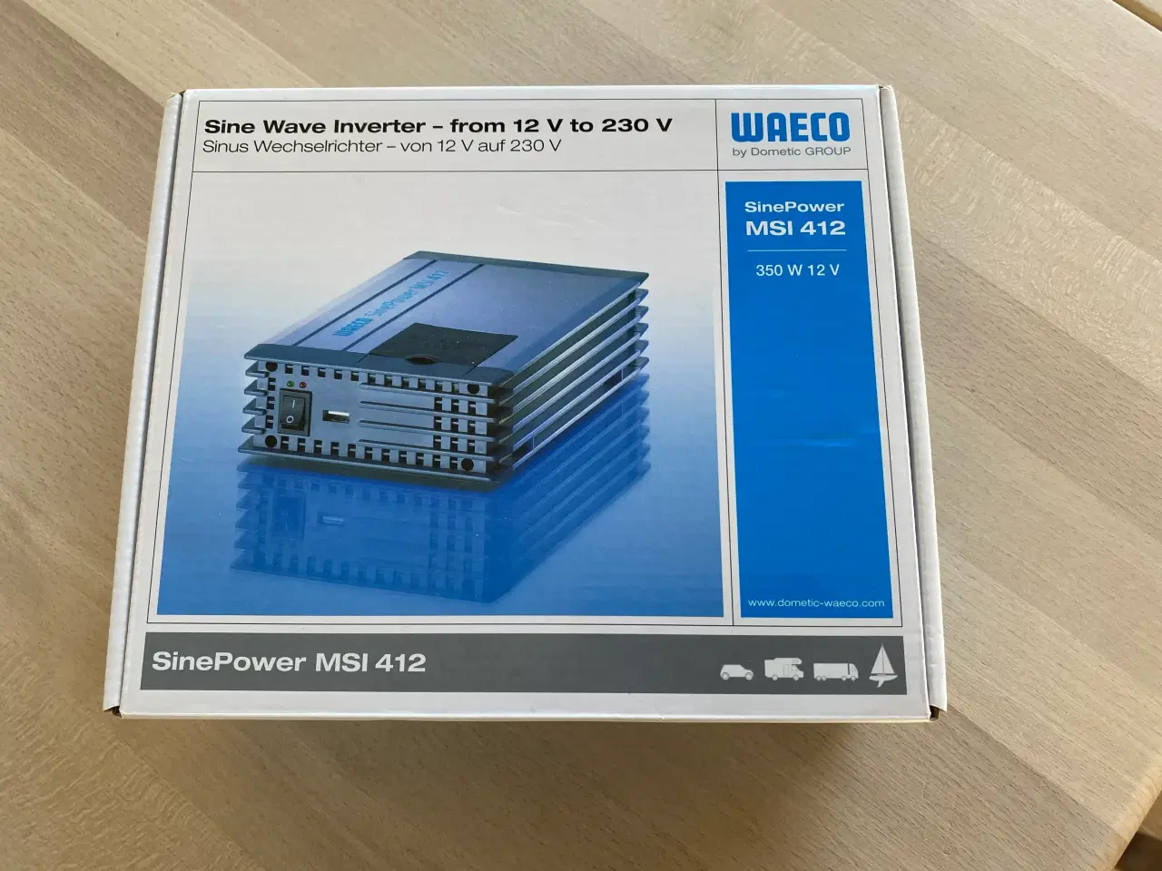 Billede 1 - Waeco Sinus Inverter MSI 412. HELT NY.