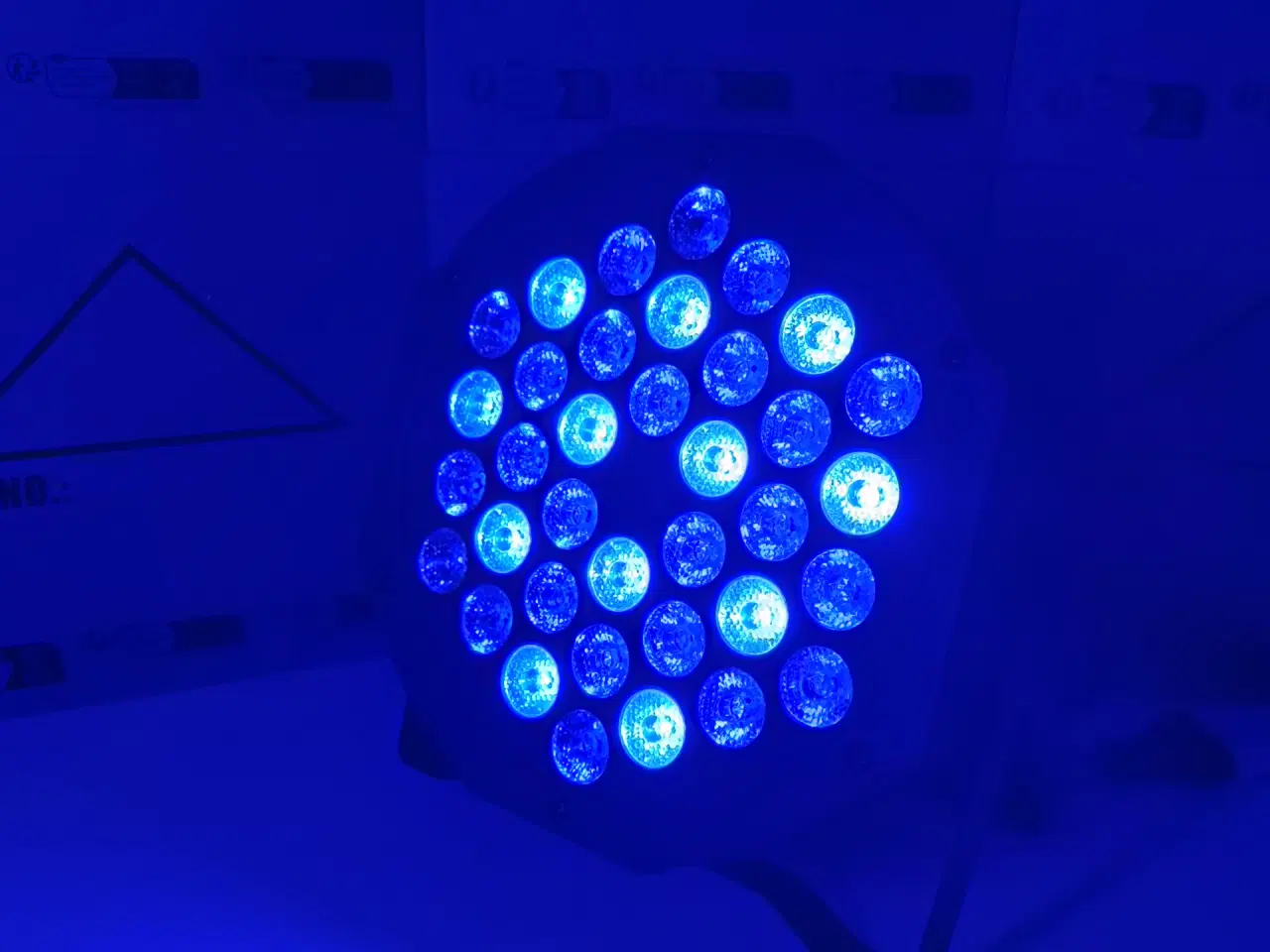 Billede 7 - NY! 36 RGB LED Diskolys + Fjernbetjening + DMX