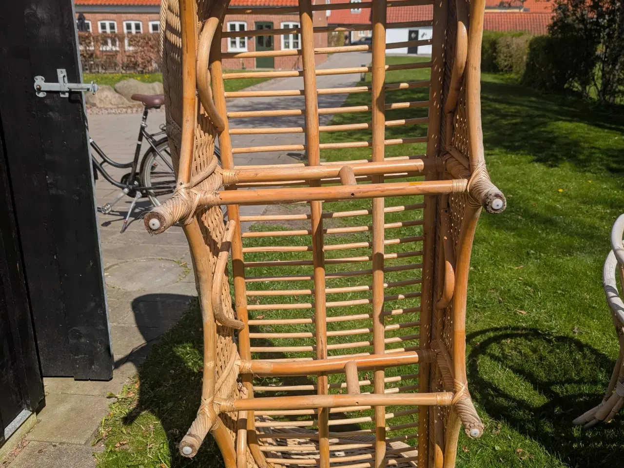 Billede 3 - Smuk retro bambus sofa og bord