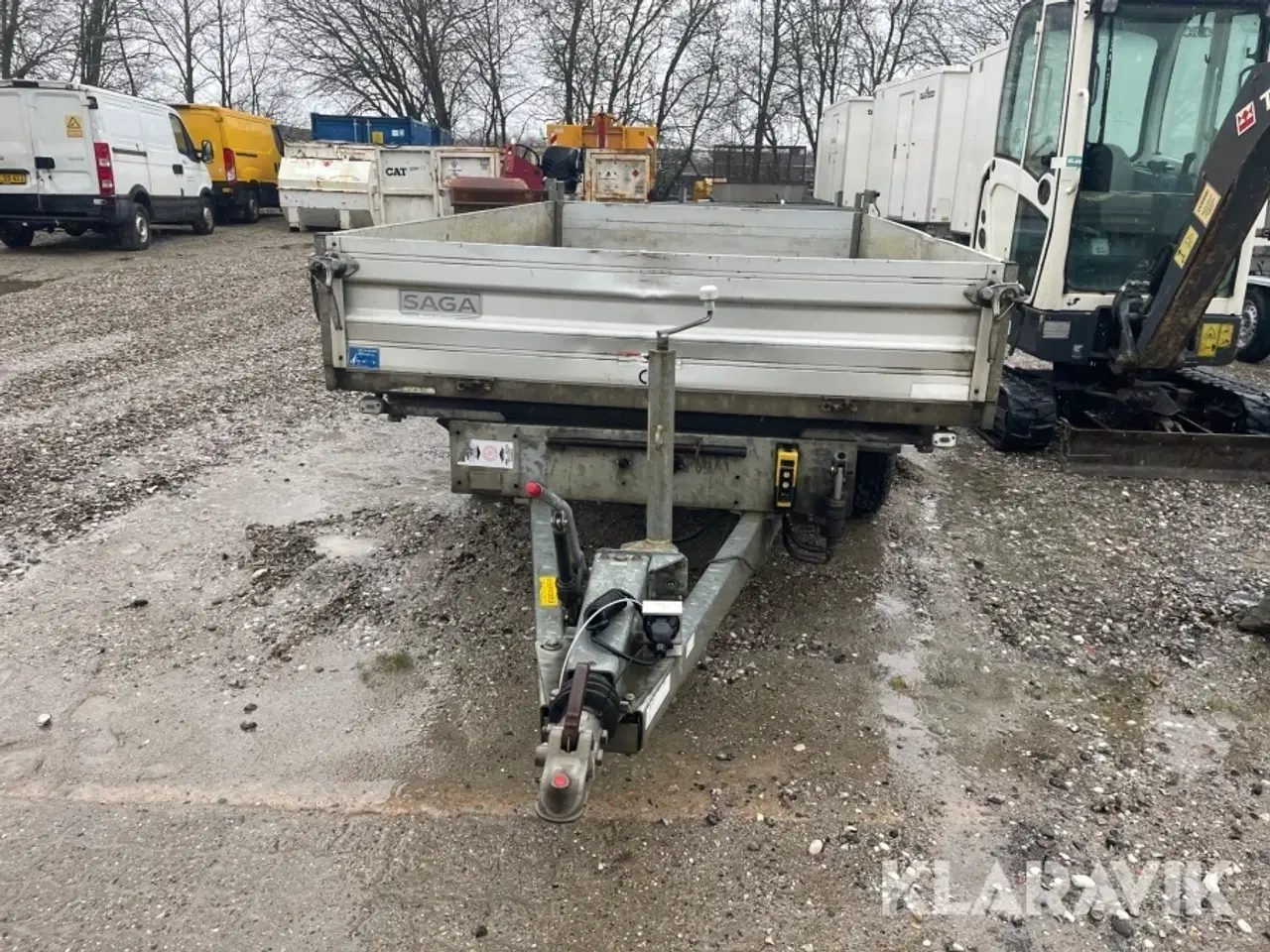 Billede 2 - Tiptrailer Humbaur HTK 3500 med slisker