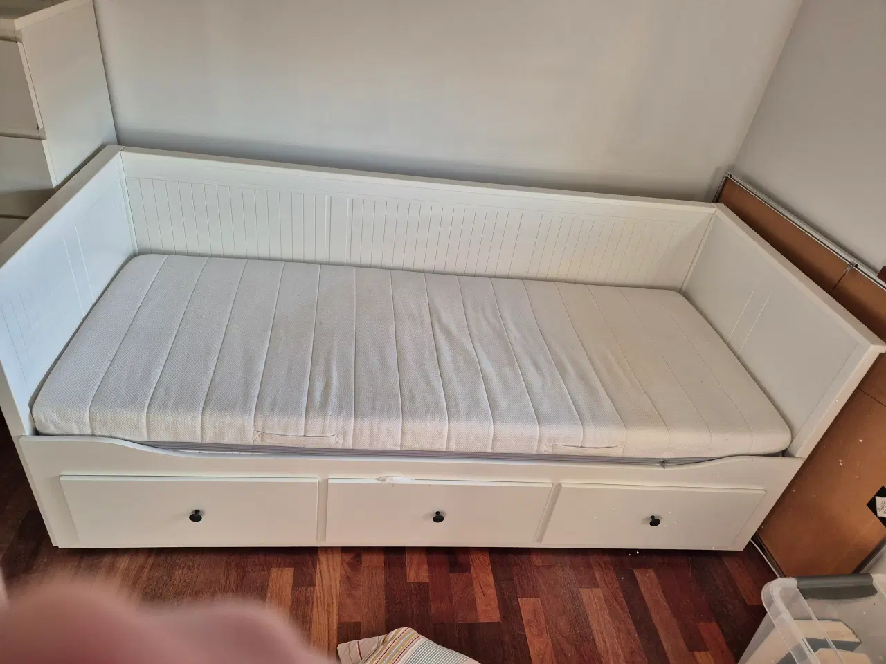 Billede 2 - Hemnes Seng - sovesofa m. 3 skuffer inkl. madras 