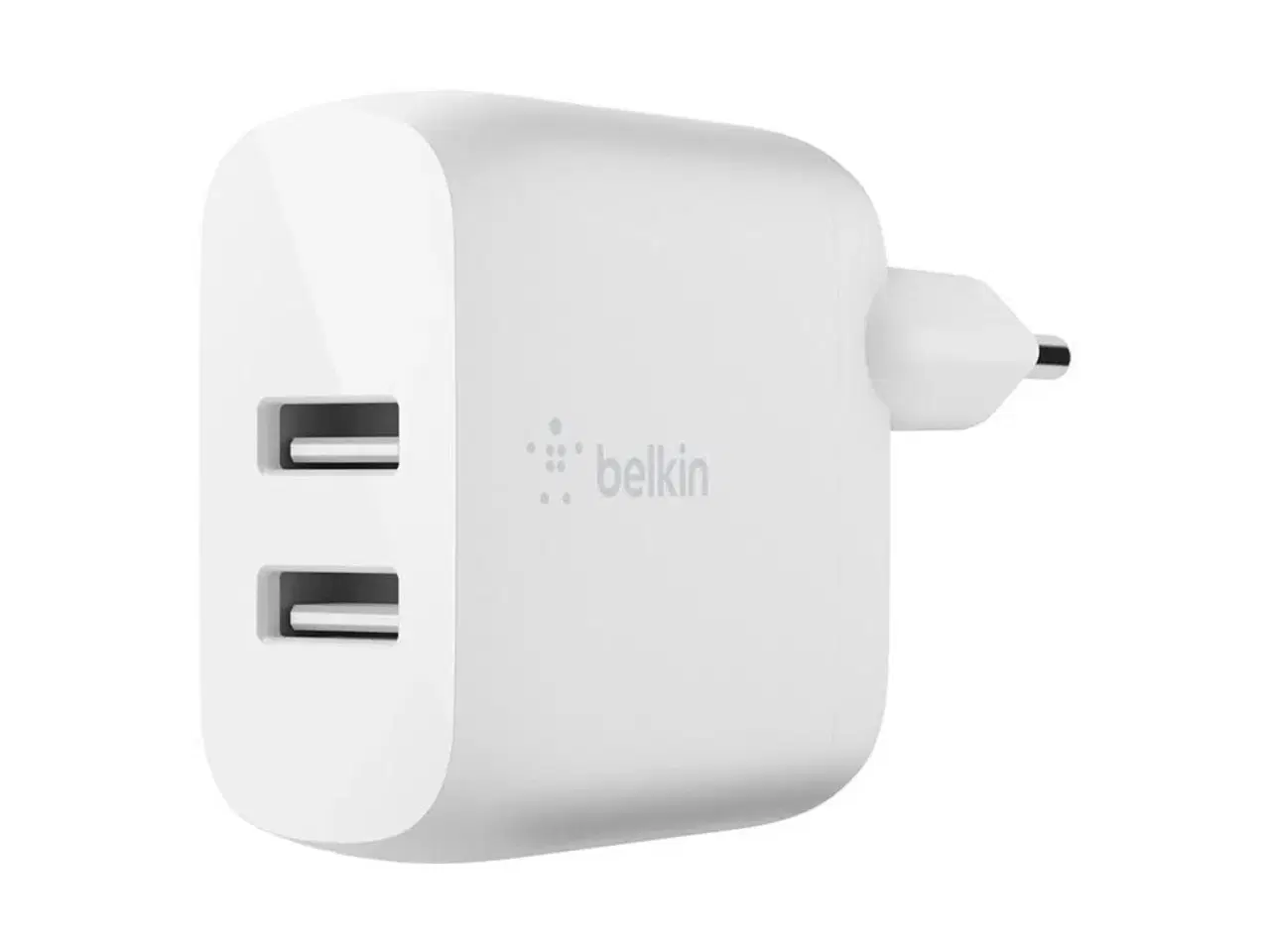 Billede 1 - Vægoplader Belkin - 24 W, 2x USB, hurtig opladning (hvid)