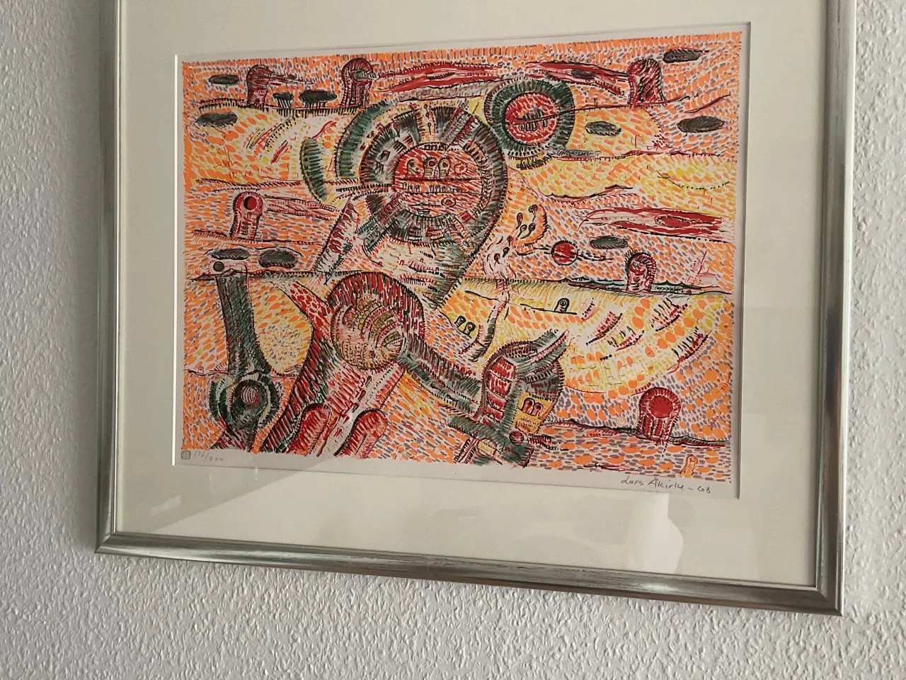 Billede 1 - Lars Åkirke litografi