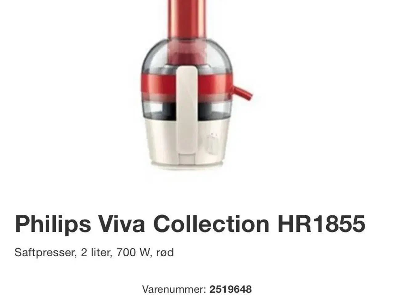 Billede 7 - Phillips juice 700w xl tube viva collection