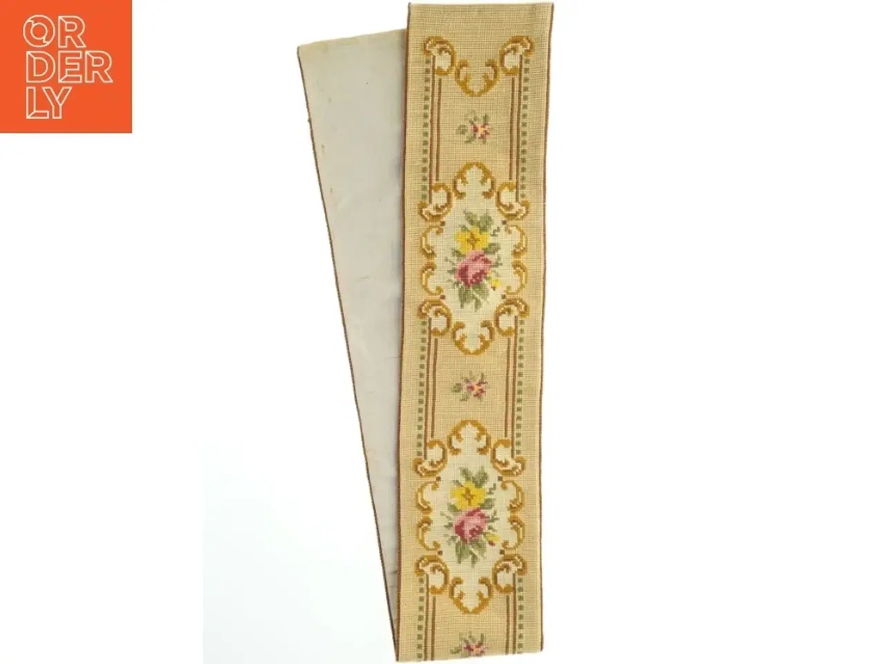 Billede 2 - Broderet klokkestreng (str. 130x14 cm)