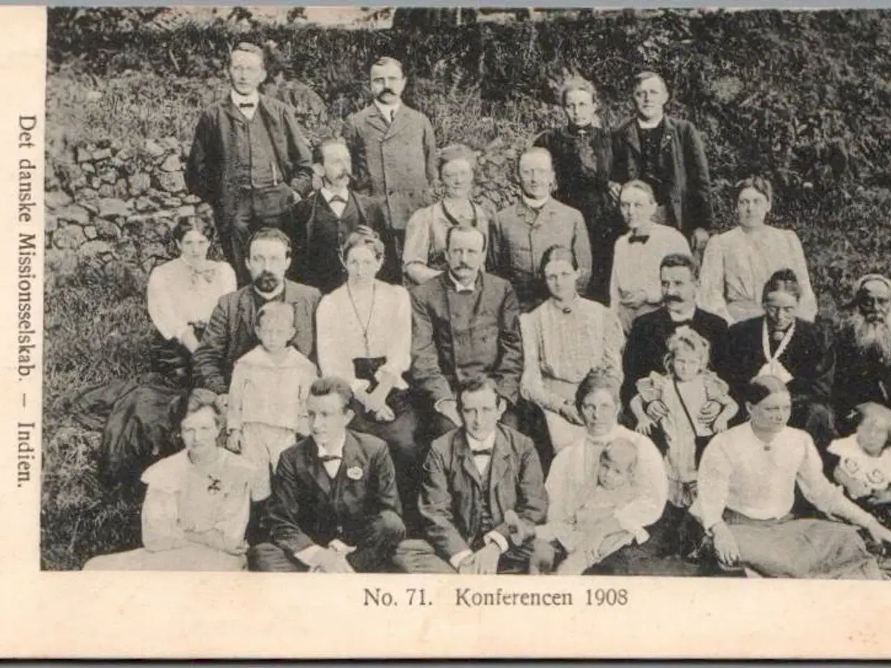 Billede 1 - Det danske Missionsselskab  - Konferencen 1908 -  Indien - Missioner  - Brugt