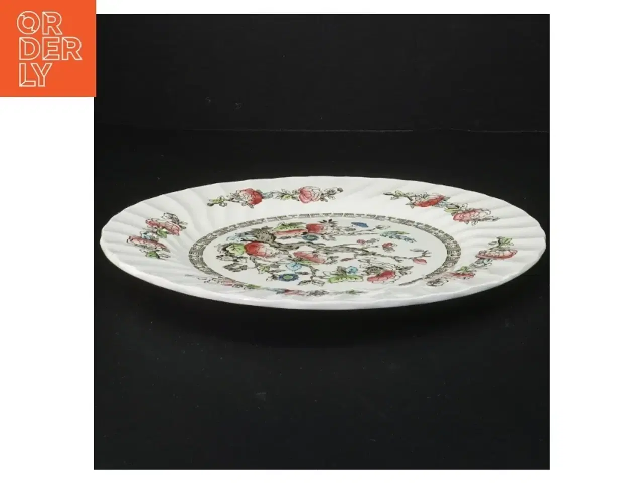 Billede 2 - Dekorative tallerkener fra Staffordshire (str. Ø. 26 cm. 3 stykker)