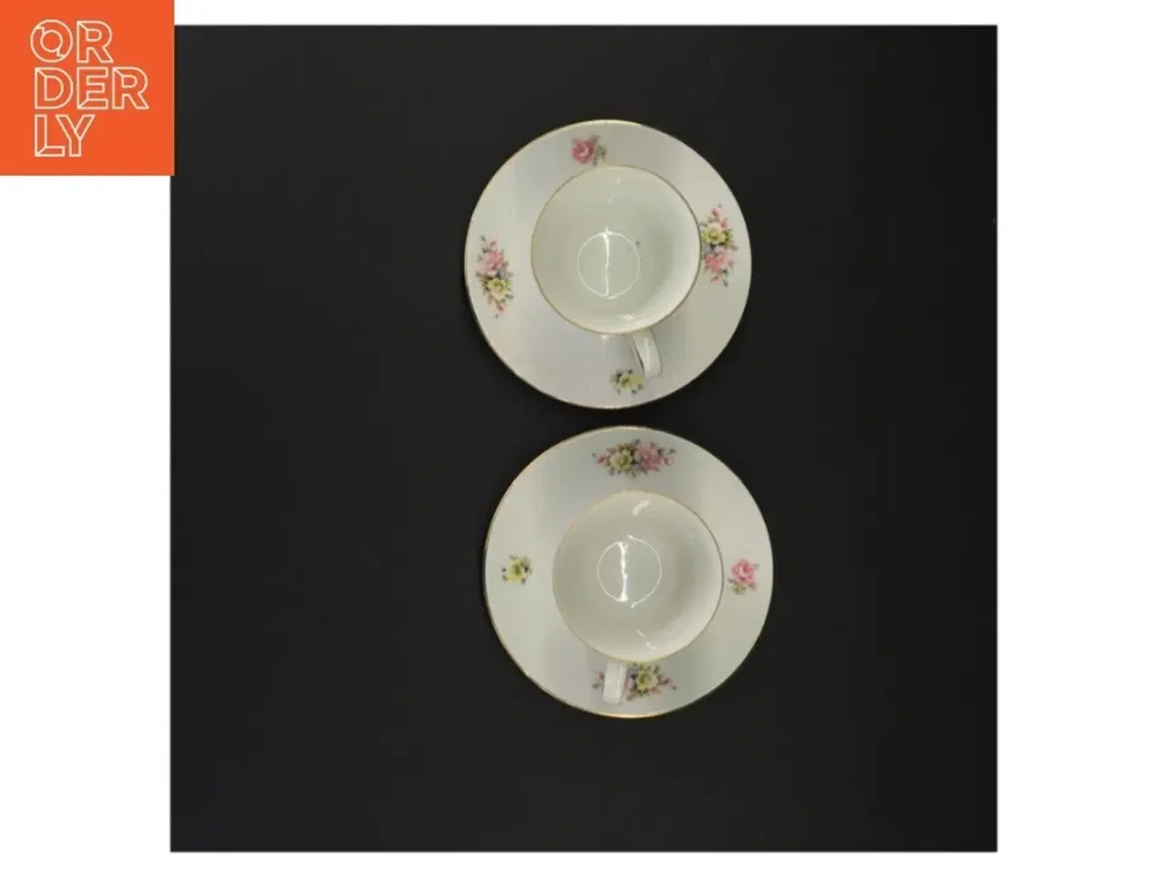 Billede 2 - 2stk Kaffekop og underkop (str. 12 x 7 cm)