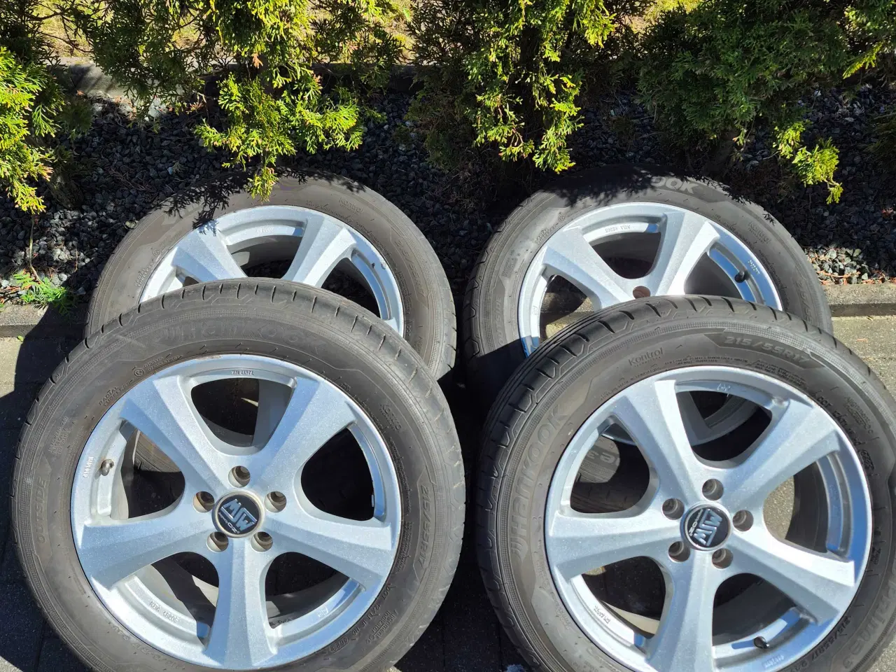 Billede 13 - Alufælge 215 55 17     5x108   Hankok 2023  6.5 mm