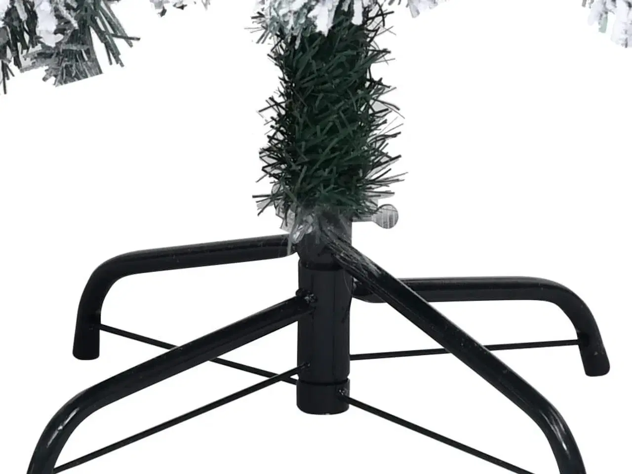 Billede 5 - Kunstigt juletræ med sne 210 cm PVC grøn