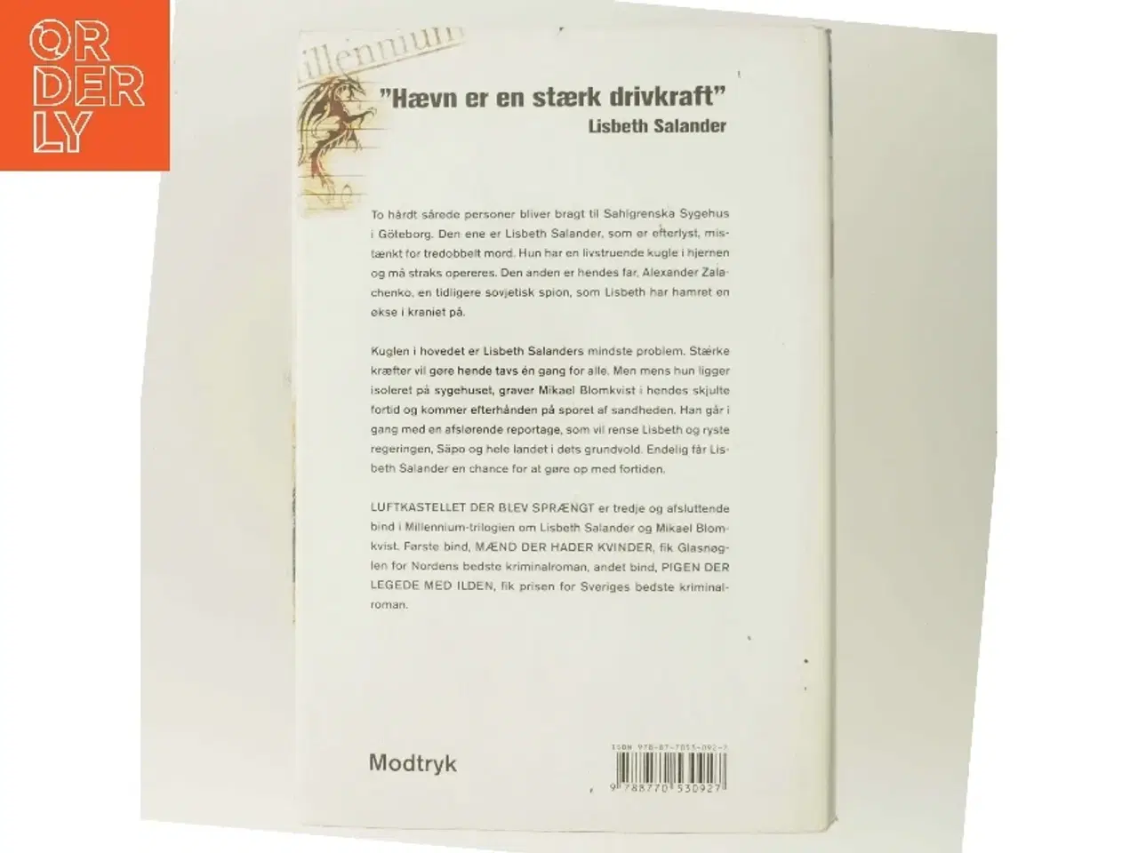 Billede 3 - Luftkastelletderblevsprngt Stir up a Hornets' Nest of Girl. Shi Dige Larsen. the Danish Original. Hardcover](chinese Edition) af Stieg Larsson (Bo