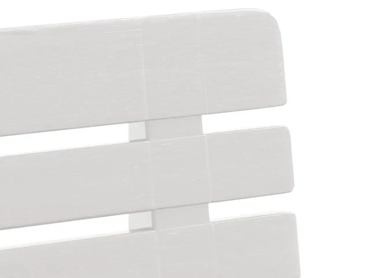 Billede 7 - Havebænk 110x52x71 cm polypropylen hvid