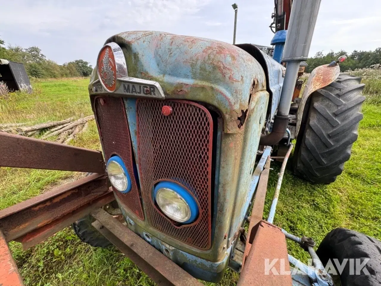Billede 11 - Traktor Fordson Super Major med kran