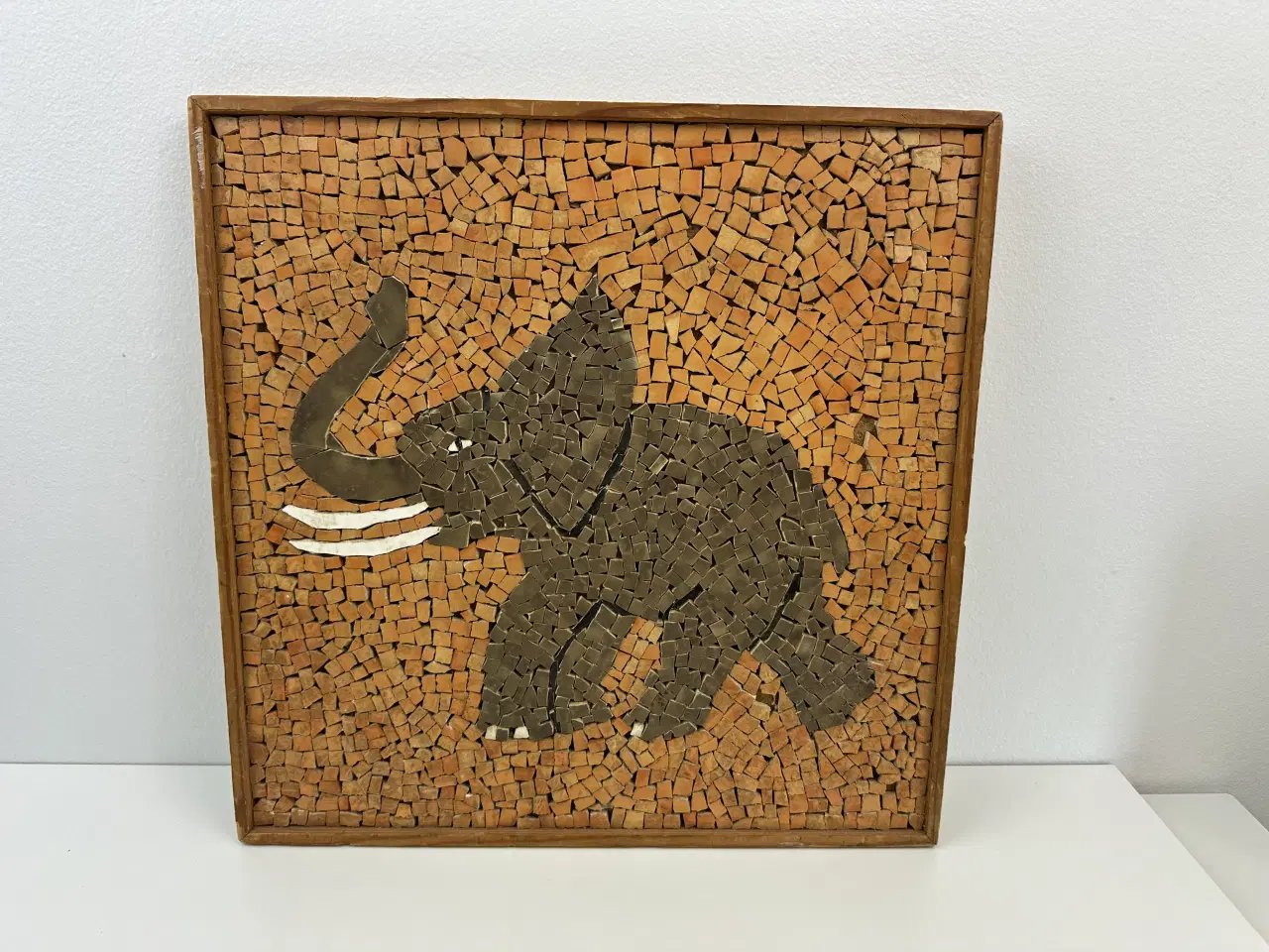 Billede 1 - Retro mosaik, Elefant