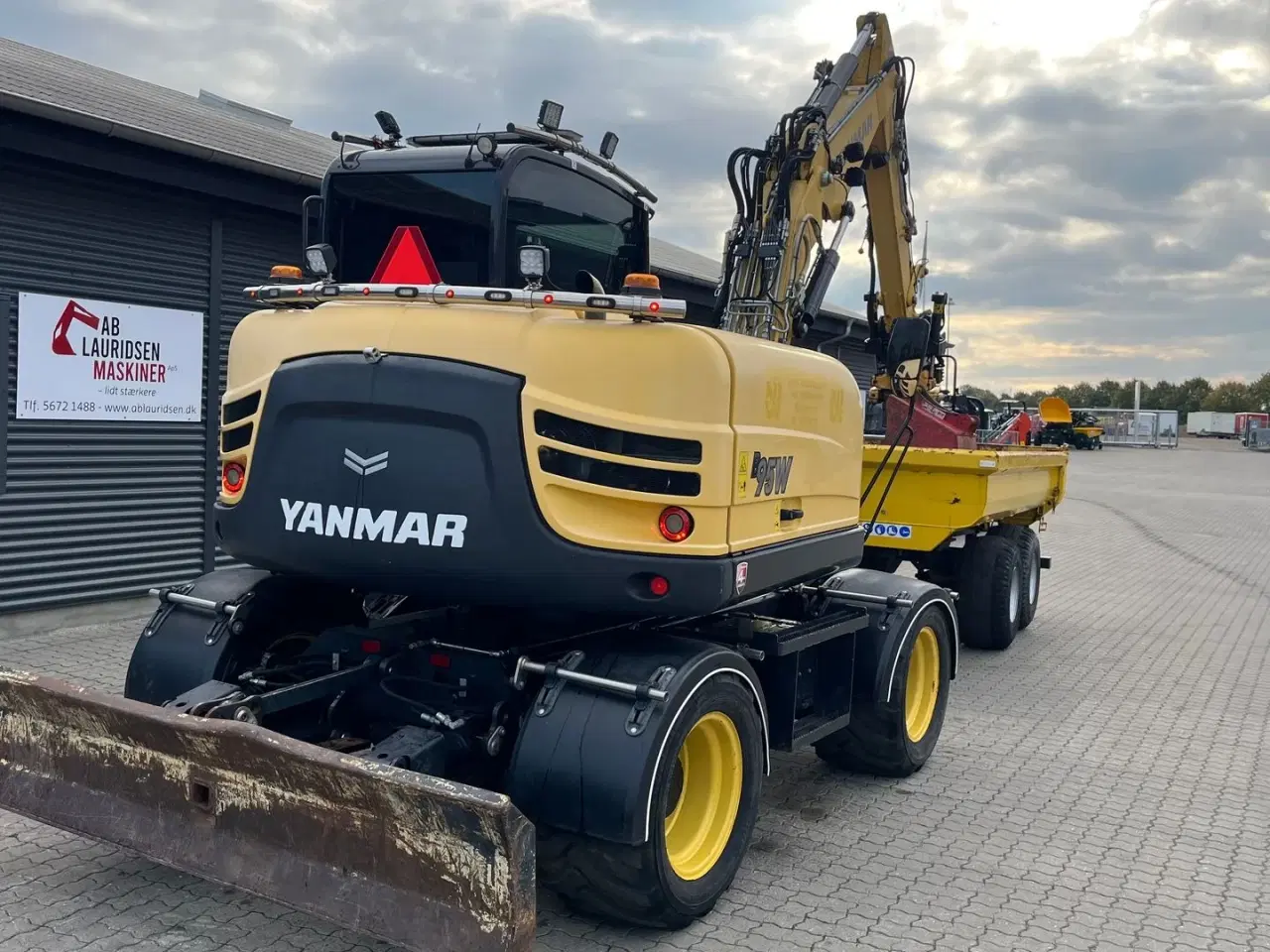 Billede 16 - Yanmar B95W Engcon rotortilt, vogn mm.
