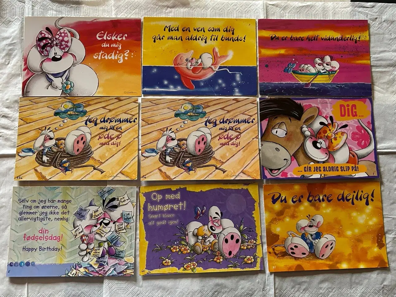 Billede 4 - 50 danske Diddl postkort 