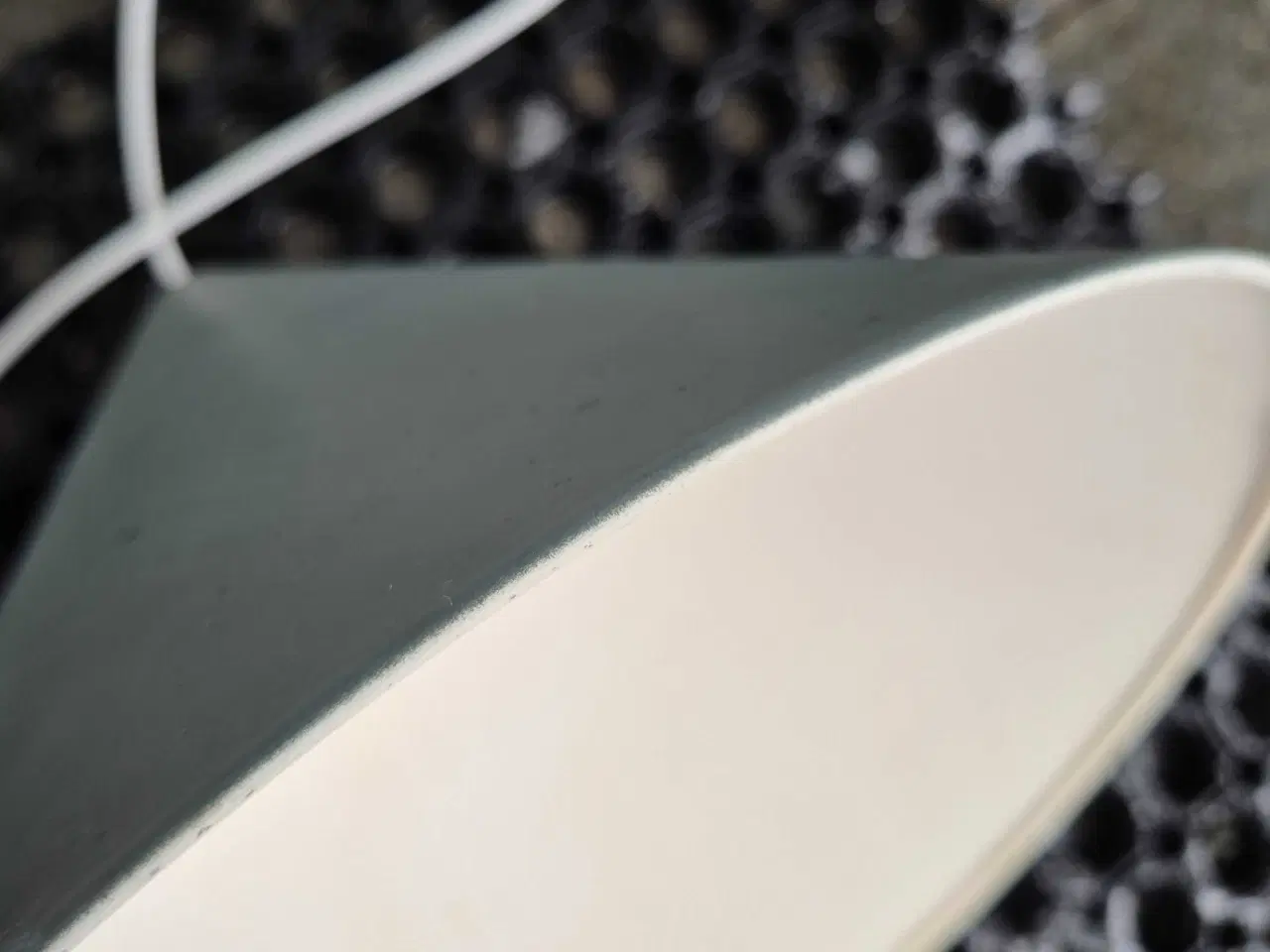 Billede 12 - Gråblå kegleformet retrolampe