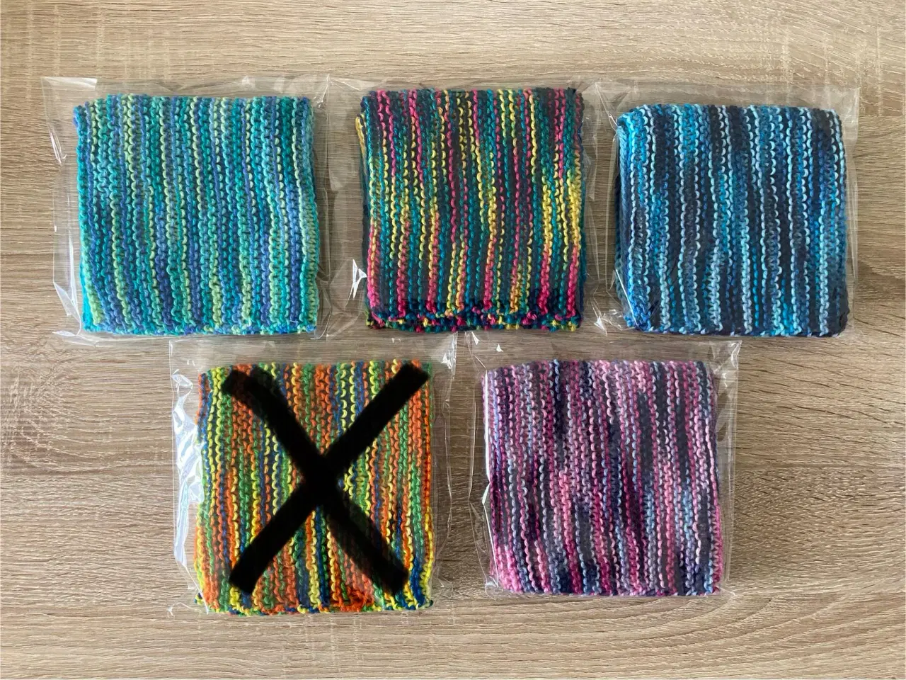 Billede 3 - Strikkede karklude, 100% bomuld