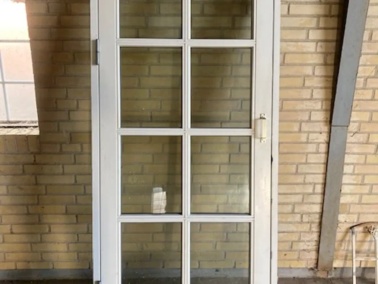 Billede 1 - hvid terrassedør