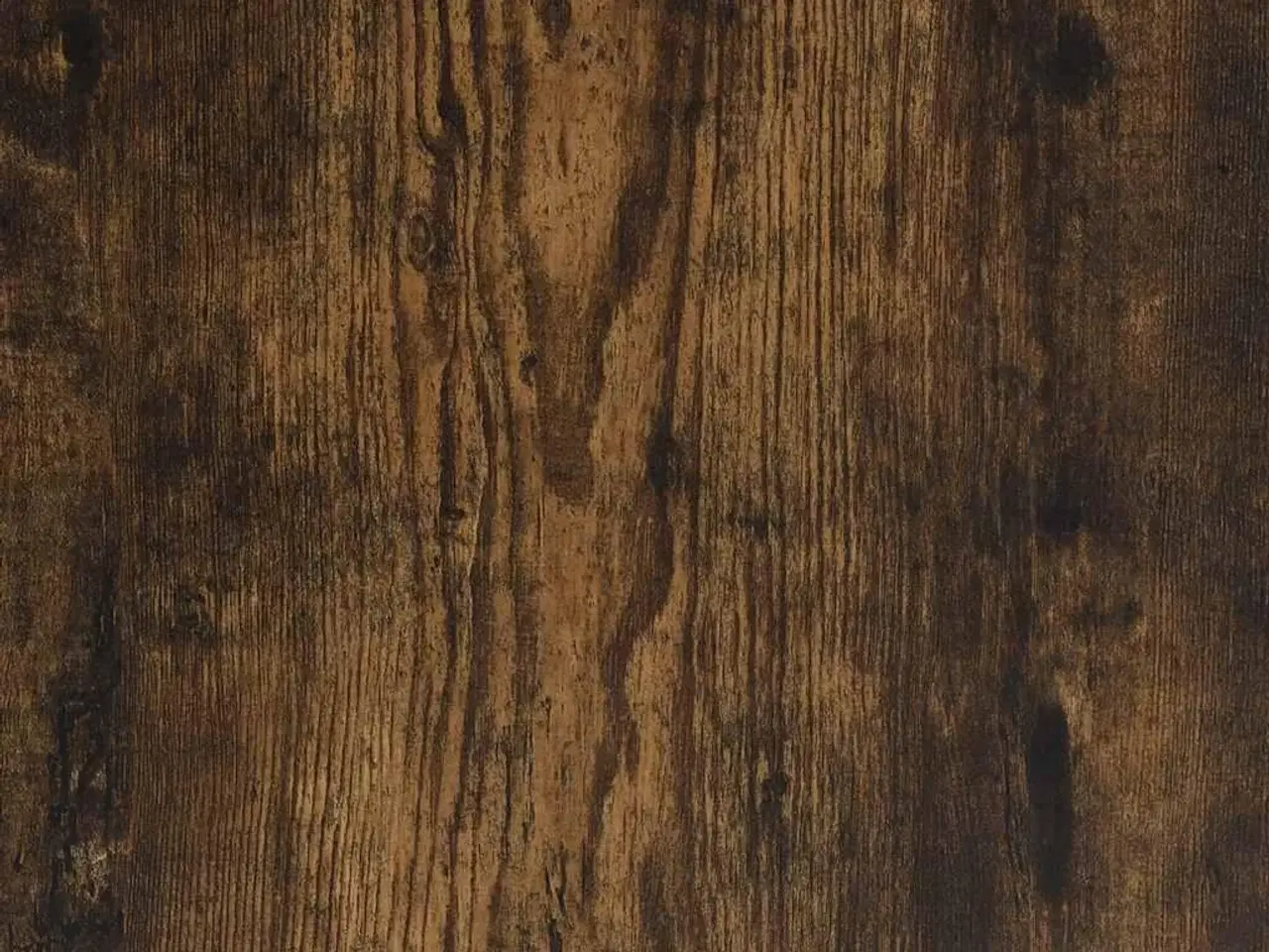 Billede 9 - Vægreol med 12 rum konstrueret træ røget egetræsfarve