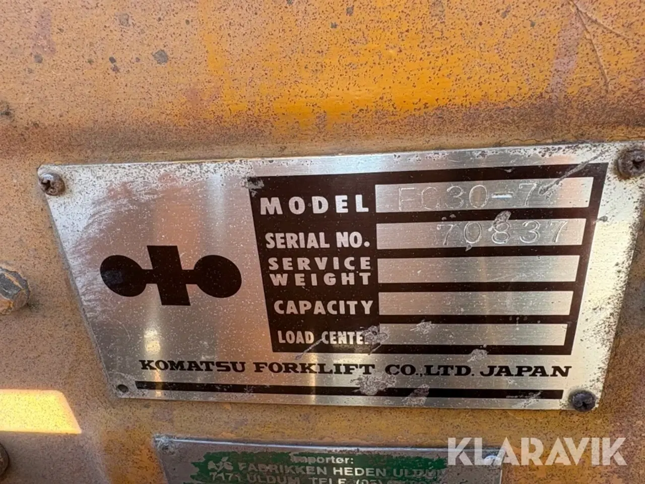 Billede 9 - Truck Komatsu FG30