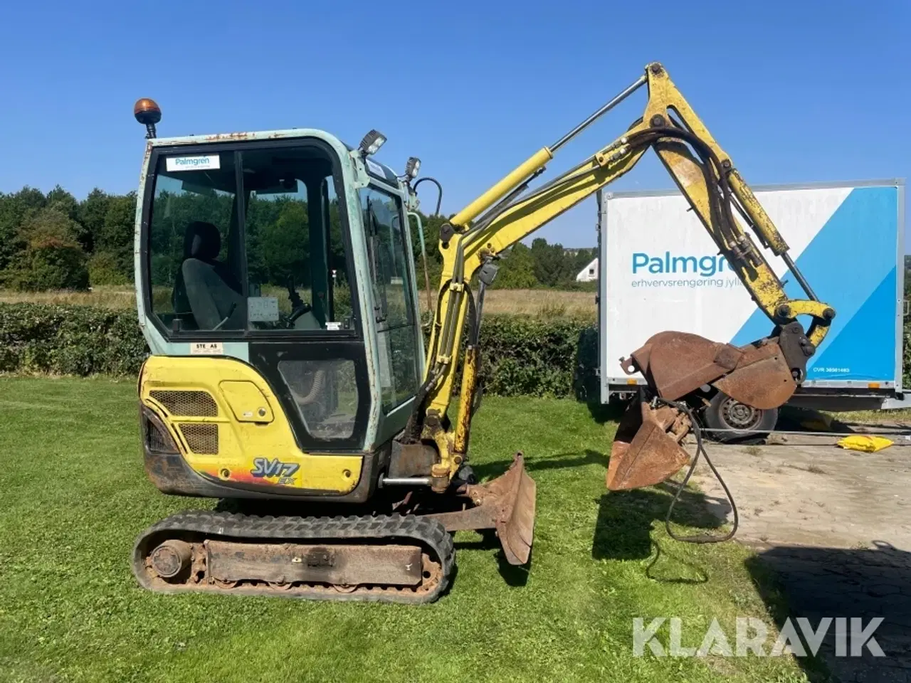 Billede 4 - Gravemaskine Yanmar SV17 med skovle